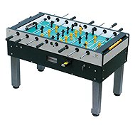 Ninestar Pub, open, with coin box, black and yellow dummies - Table Football