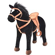 Shumee Standing horse, black - Soft Toy