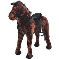 Shumee Standing horse XXL, dark brown - Soft Toy
