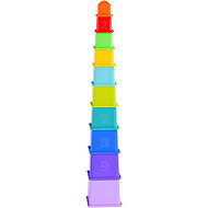 Wiky Stacking Tower with Shapes 10cm - Stacking Pyramid
