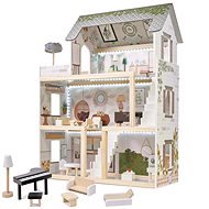 Dřevěný domeček pro panenky Lulilo Floro boho LED - Doll House