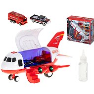 Water cannon of transport aircraft + 2 fire trucks - Children's Airplane