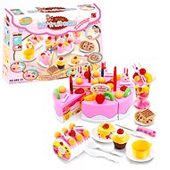 Kitchen slicing birthday cake 75 pcs - Toy Kitchen Food