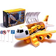 Transport plane + 3 construction vehicles - Children's Airplane