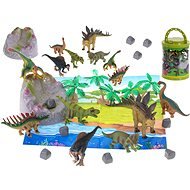Figúrky dinosauro 7 ks + príslušenstvo - Figúrky