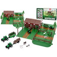 Farmárska ohrádka so zvieratami traktor Jasperland - Figúrky