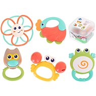 Hola Baby bites with rattle animals 5 pcs - Baby Teether