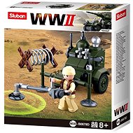 Sluban WWII M38-B0678D 4into1 Mine Detector - Building Set