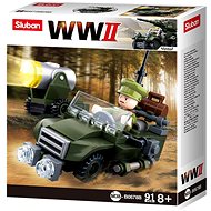 Sluban WWII M38-B0678B 4into1 Patrol Jeep - Building Set