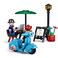 Sluban Town Motorcycles M38-B0717D Scooter Rider - Building Set
