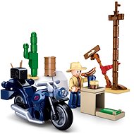 Sluban Town Motorcycles M38-B0717F Motorcyclist on a trip - Building Set