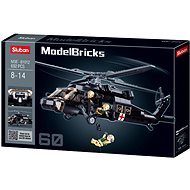 Sluban Model Bricks M38-B1012 Medical Army Helicopter UH-60 Black Hawk - Building Set