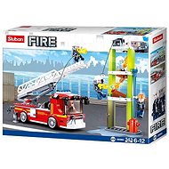 Sluban Firefighters M38-B0966 Car with telescopic ladder - Building Set