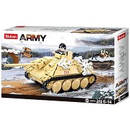 Sluban Army Battle of Budapest M38-B0976 Tank Fighter - Building Set