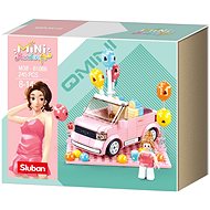 Sluban Mini Handcraft M38-B1086 MiniQ pink convertible - Building Set