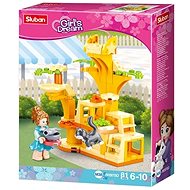Sluban Girls Dream M38-B0970D Training ground for cats - Building Set