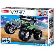 Sluban Town M38-B1106 Green Racing Car for Offroad trial - Building Set
