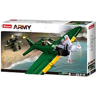 Sluban WWII M38-B1108 A6M Zero Japanese fighter aircraft - Building Set