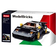 Sluban Model Bricks M38-B1098 Italian Black Sports Car - Building Set