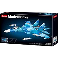 Sluban Model Bricks M38-B0985 Su-27 2in1 Fighter - Building Set