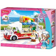Sluban Girls Dream M38-B0993D Mobile Pizza Stand - Building Set