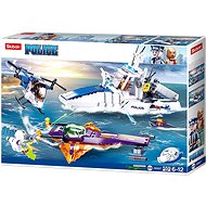 Sluban Police M38-B0827 Ship and helicopter intervene at sea - Building Set