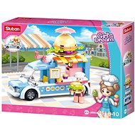 Sluban Girls Dream M38-B0993B Mobile Hamburger Stand - Building Set