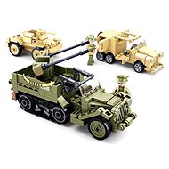 Sluban WWII M38-B0980 Military equipment of WWII in Africa - Building Set