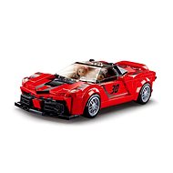 Sluban - Model Bricks M38-B0955 Red Italian Sports Car - Building Set
