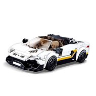Sluban - Model Bricks M38-B0957 White Italian Sports Car - Building Set
