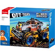 Sluban Power Bricks M38-B1162 Retractable Silver Off-road Monster Fireworks - Building Set