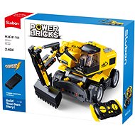 Sluban Power Bricks M38-B1155 R/C Remote Control Wheeled Excavator E7 - Building Set