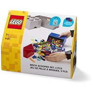 LEGO red/blue dice scoop 2 pieces - Building Kit Accessory