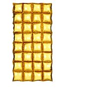 Partydeco Balloon mosaic, gold, 72 × 143 cm - Balloons