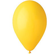 SMART BALLOONS 10× plain yellow - Balloons