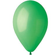 SMART BALLOONS 10x plain green balloons - Balloons