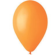 SMART BALLOONS 10pcs plain orange - Balloons