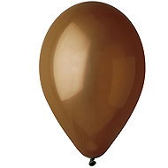 SMART BALLOONS 10pcs plain brown - Balloons