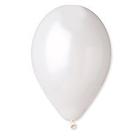 Smart Balloons Metallic White Balloons 10 pcs - Balloons