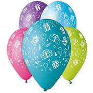 Smart Balloons Printed Balloons 5pcs Gift - Balloons