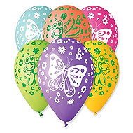Smart Balloons Printed Balloons 5pcs Butterflies - Balloons