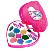beauted Heart palette with mirror on card - Children’s Makeup Set