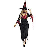 Boland Ladies Ruby Witch Costume size M - Costume