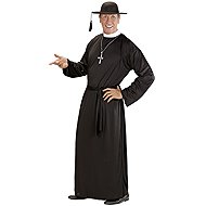 Widmann Priest costume black size L - Costume