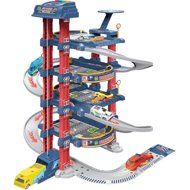 Sparkys Garage, city with helicopter - Toy Garage