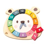 Tender Leaf Folding Bear Colour's Clock - Educational Clock