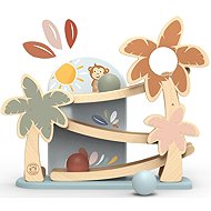 Speedy Monkey Wooden Toy Ramp with Balls - Ball Track