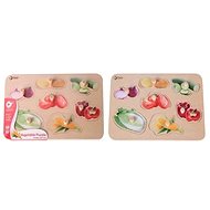 Classic World Puzzle with handles, vegetables - Puzzle