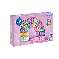 Coblo Magnetic Construction Set 100 pieces - Pastel - Building Set