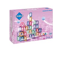 Coblo Magnetic Building Set - Ball Track - 100 pieces - Pastel - Building Set
